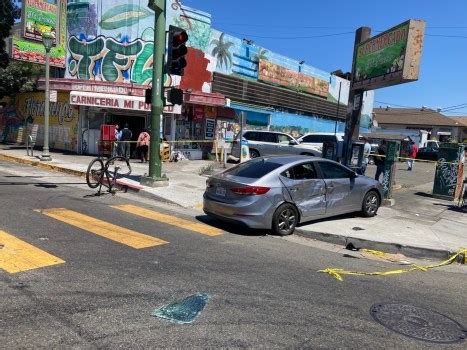 Oakland pedestrian struck, killed by stolen car on International Boulevard