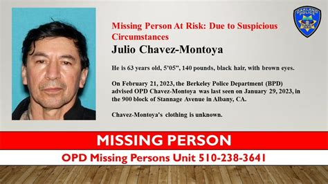 Oakland police report man as missing