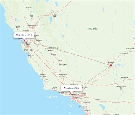 Oakland to burbank. Bus Oakland to Burbank: Trip Overview. Average ticket price $58. Average bus trip duration 11h 24m. Number of daily buses 16. Earliest bus departure 4:45 AM. Distance 330 miles (531 km) Latest bus departure 10:15 PM. 