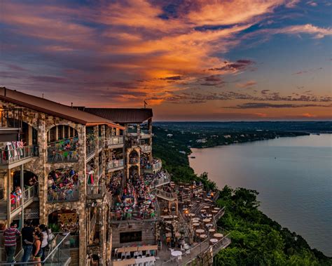 Oasis austin restaurant. Oasis Austin View: Photo I took of the Sunset above Lake Travis. The lovely Orange Yellow Color is enhanced sadly by Pollution. Lake Travis Sunset – Oasis Restaurant History of The Oasis on Lake Travis 