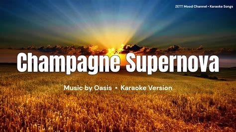 Oasis-Champagne Supernova (Karaoke Version) - YouTube