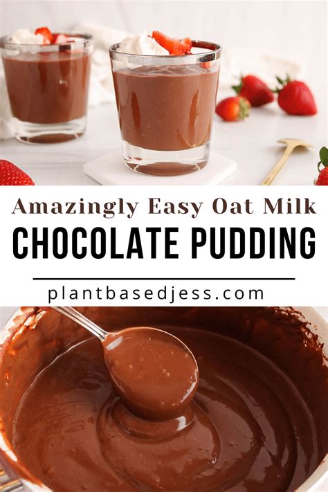 Oat Milk Chocolate Pudding – barriogarden