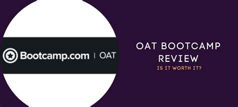 Oat bootcamp. Hi! We created this group to give OAT Bootcamp students the opportunity to connect with other Bootcamp students: find a study buddy, ask us questions, and help each other defeat the OAT! Please... 