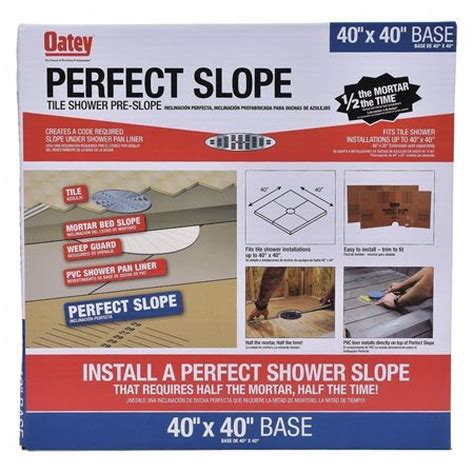 Oatey perfect slope 40 x 60 - Math Practice