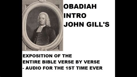 Obadiah 1 Commentary - John Gill