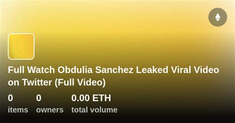 Obdulia Sanchez Video Reddit leaked. 24 Jan 2023 19:50:48