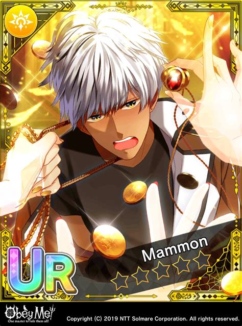 Obey Me Cards Mammon