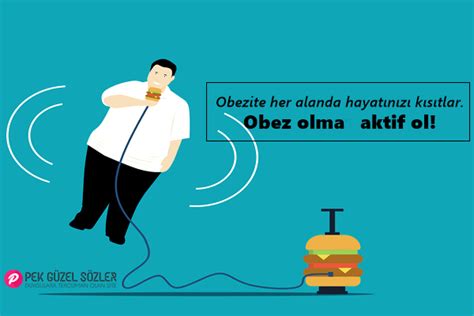 Obezite ile ilgili güzel sözler