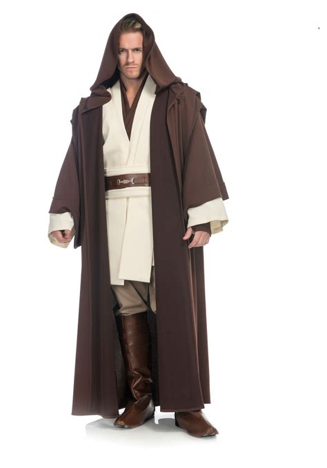 Obi one kenobi outfit. Obi Wan Kenobi Costume Adult Kids Tunic Uniform Jedi Robe Hooded Pants Full Set for Halloween Outfit. $13429. FREE international delivery. +1 colour/pattern. 