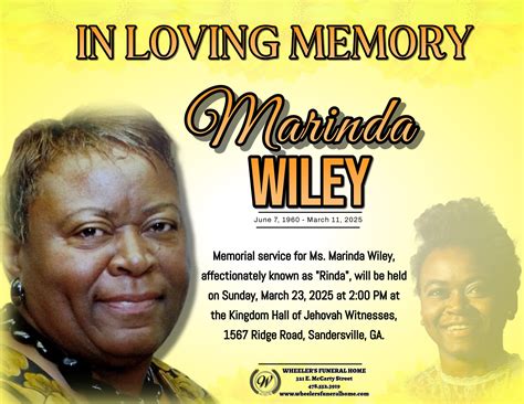Obituaries wheeler funeral home.  Funeral service will be held 1 p.  Brows...