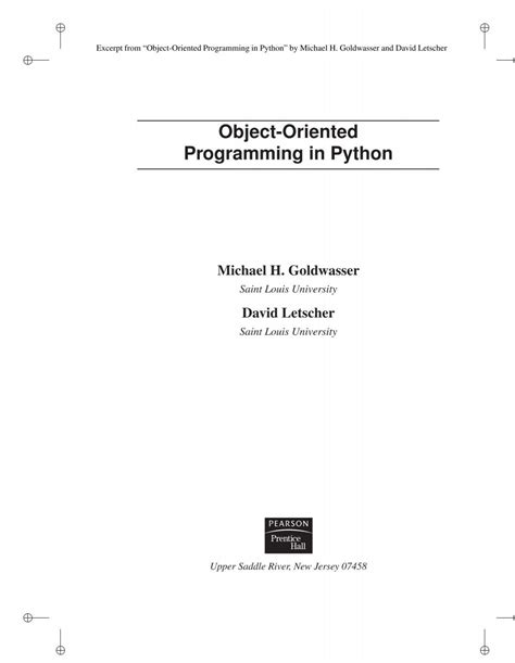 Object Oriented Programming In Python Cs1graphics