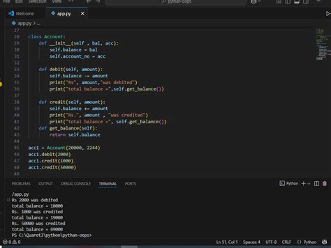 Object oriented programming bank account example python.  Object-Oriented Pr...