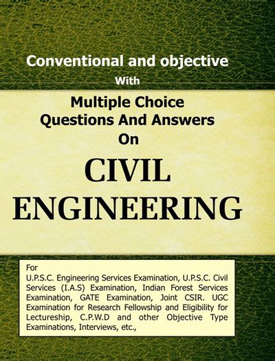 Objective Questions And Answers For Civil Engineering