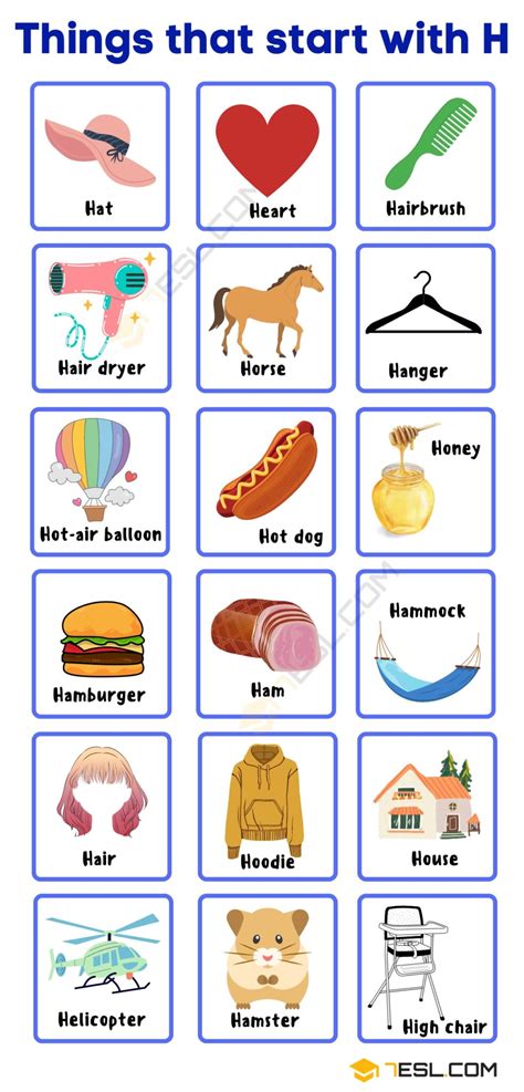 Objects That Start With H