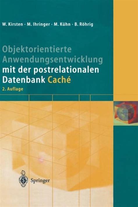 Objektorientierte anwendungsentwicklung mit der postrelationalen datenbank caché. - Miele service manual novotronic w 842.