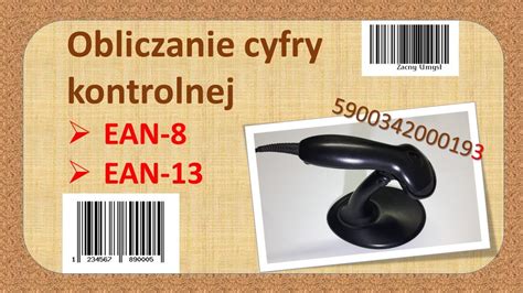 Obliczanie cyfry kontrolnej EAN 8 i EAN 13 - YouTube