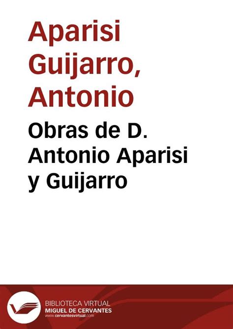 Obras de antonio aparisi y guijarro. - The description logic handbook by franz baader.
