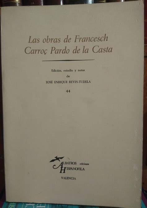 Obras de francesch carroç pardo de la casta. - Operators manual for a massey ferguson 2746.