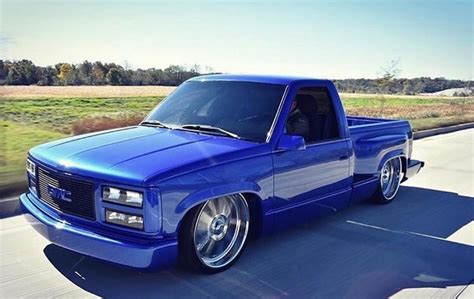 Obs chevy custom paint. Aug 31, 2021 · The pickup was originally built as a promotional display for a Chevy dealership as these trucks kicked off a wave of custom sport trucks in the early-1990s. A low stance, custom paint, smooth front bumper, and deleted rear bumper are all hallmarks of that ’90s style that still look great today. 