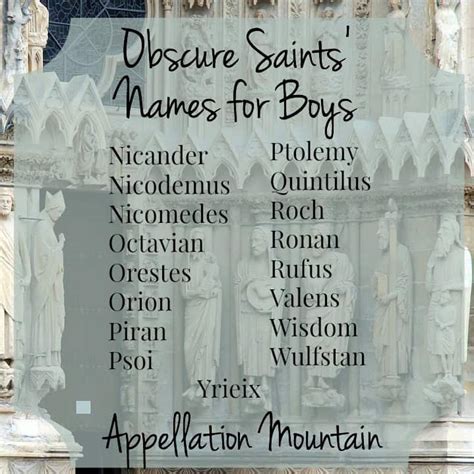 Obscure saints names.  Isidore&ndash; The Internet St.  Here is 15 of the most unusual patron sai...