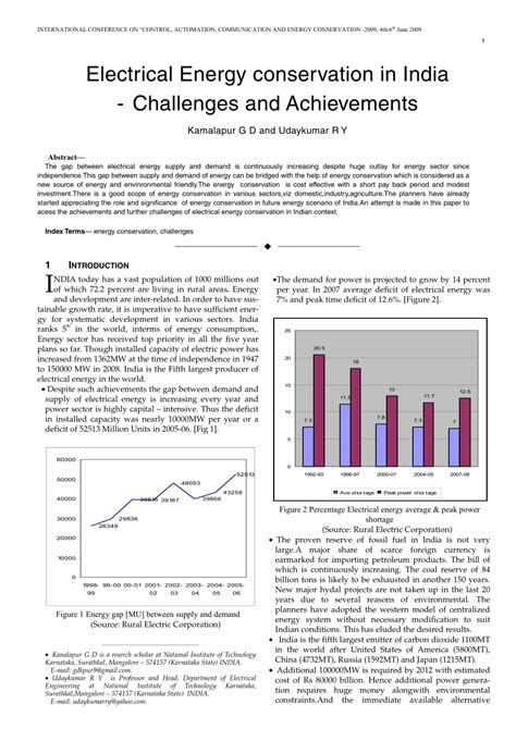 Observation of energy conservation in india.  There is a good scope of...