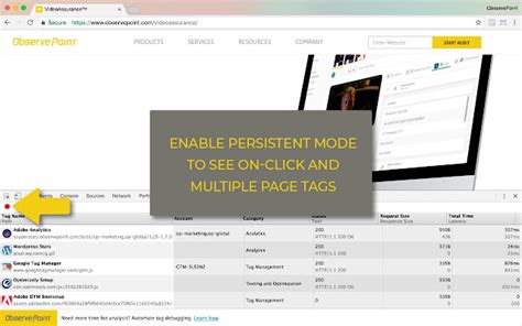 Observepoint chrome extension.  It captures page-load and event .  It ...