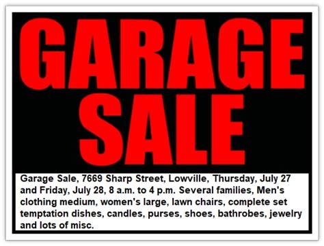 HUGE YARD SALE Fri. & Sat., Sept. 29 & 30 10-3 190 WINDSOR ST., Washington Lots and Lots of Household and Miscellaneous Items.. 