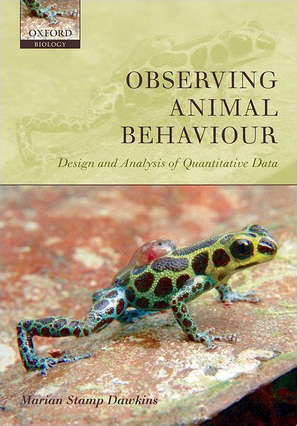 Observing Animal Behaviour Design And Analysis Of Quantitative Data