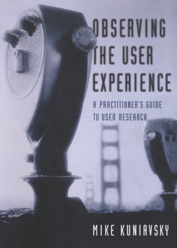 Observing the user experience a practitioners guide to user research by kuniavsky mike morgan kaufmann 2003 paperback paperback. - Kyocera mita fs 1750 3750 printer service manual.