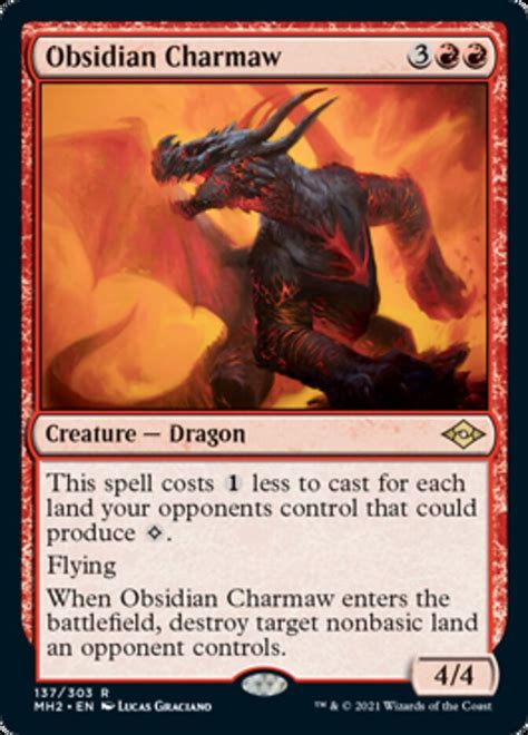 Obsidian Charmaw Modern Horizons 2 English Regular Singles