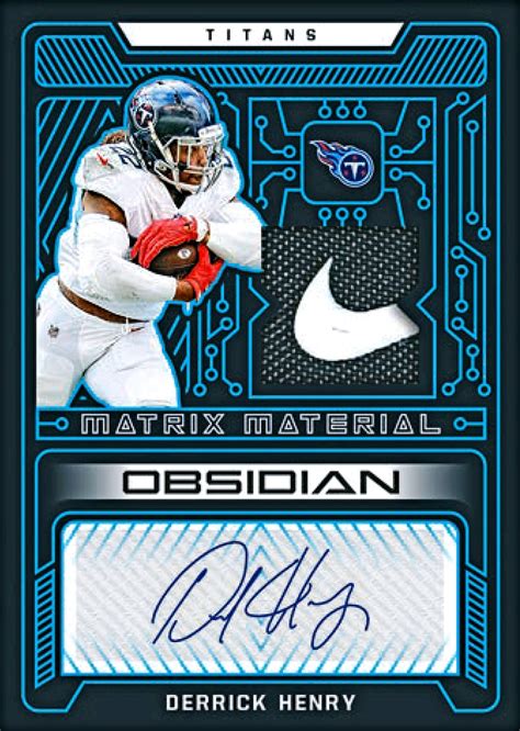 Obsidian nfl checklist. Release Date: March 24, 2023. Obsidian Football is back in 2022, with sleek, black opti-chrome technology paired with Electric Etched parallels to provide collectors a stunning look unlike any other product! See the full … 