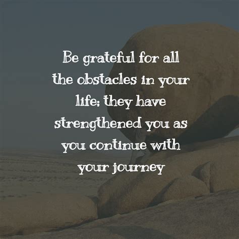 Obstacles in life come from