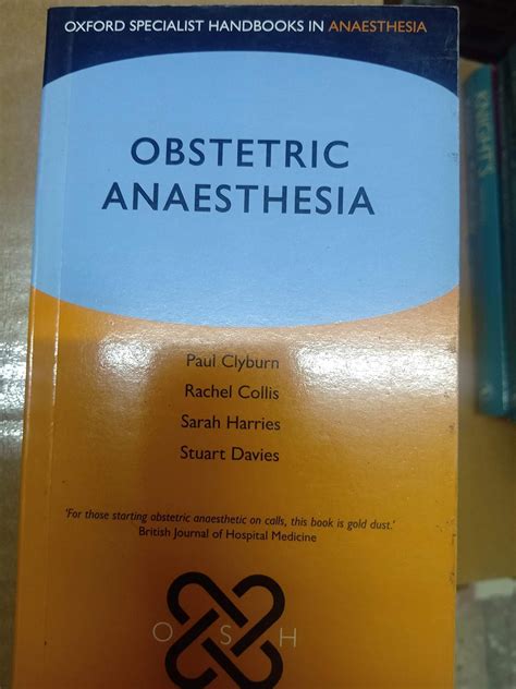 Obstetric anaesthesia oxford specialist handbooks in anaesthesia. - L'assemble e nationale aux franc ʹais.