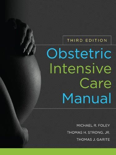 Obstetric intensive care manual fourth edition by michael foley. - Aufsätze und vorträge über physik und erkenntnistheorie..