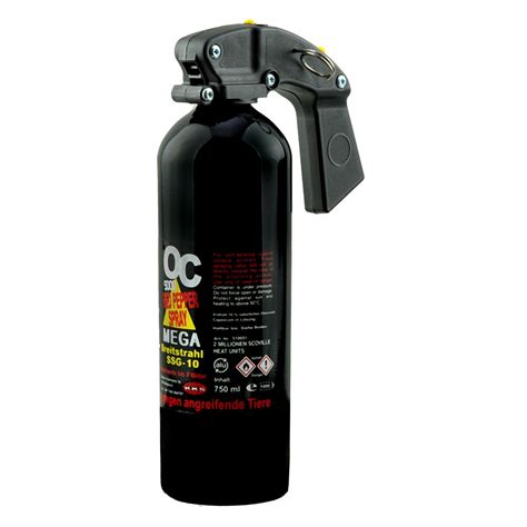 A TON OF PEPER SPRAY: Fire Master contains up to 150 Bursts of strong 18% OC pepper spray ; USE IT QUICKLY AND EASY: The easy-grip handle and push-button trigger allow for convenient use and grip in the event of application ; RELIABLE AND SAFE: A removable orange safety lock is included to guarantee accuracy and prevent …