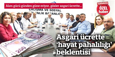 Ocak ayı gündemi: Asgari ücret ve 'konsolide' hayat pahalılığı. 