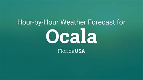Plan you week with the help of our 10-day weather forecasts and weekend weather predictions for Ocala, Florida. Ocala fl 10 day forecast