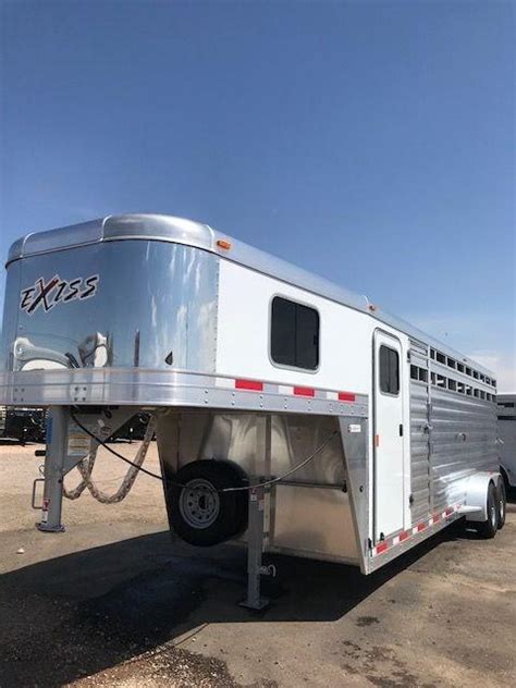 Drop by and look at the quality and the workmanship of these all aluminum Trailers. Offering a 6 Horse Head to Head, a 2+1 Gooseneck, a Bumper Pull Straight Load and many …. 