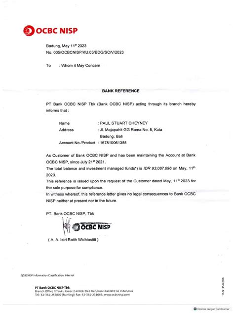 Ocbc will generator pdf. .  ...