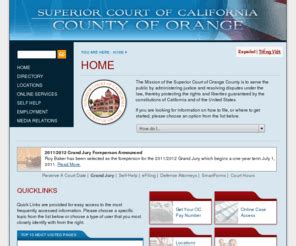Click on the 'Enroll' button and begin your registration. Start at the Orange County Superior Court main page and click on 'Online Services' menu bar. Move your cursor to 'Case Name Search' and click on it. It will bring you to the Case Name Search sign in screen. At the sign in screen you will see an 'Enroll' button at the top of the screen.. 