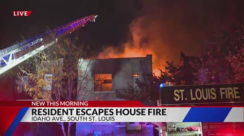 Occupant escapes house fire in south St. Louis City