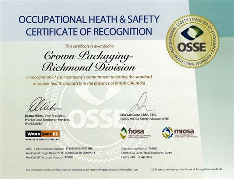 Occupational Health and Safety Certificate : r/ryerson - Reddit