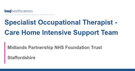 Occupational Therapist job with Cornwall Partnership NHS …