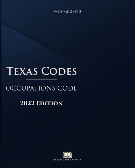 Occupations Code Texas