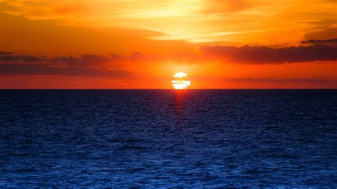 Ocean 4k Sunset Photography 2024 (960x544) Resolution Wallpaper