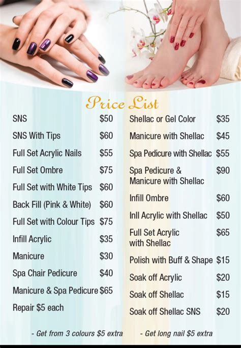 Ocean Nails Prices