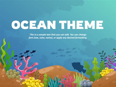 Ocean Theme PowerPoint Presentation and Google Slides