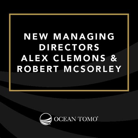 Ocean Tomo Announces New Managing Directors in Intellectual …