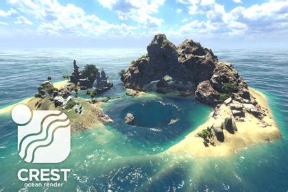 Ocean rendering.  Crest is a technically advanced ocean renderer implemented in Unity3D.  ...