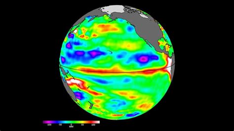 Ocean waves detected, signaling an imminent El Niño pattern